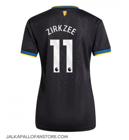 Manchester United Joshua Zirkzee #11 Kolmaspaita Naisten 2025-26 Lyhythihainen Manchester United Joshua Zirkzee #11 Kolmaspaita Naisten 2025-26 Lyhythihainen